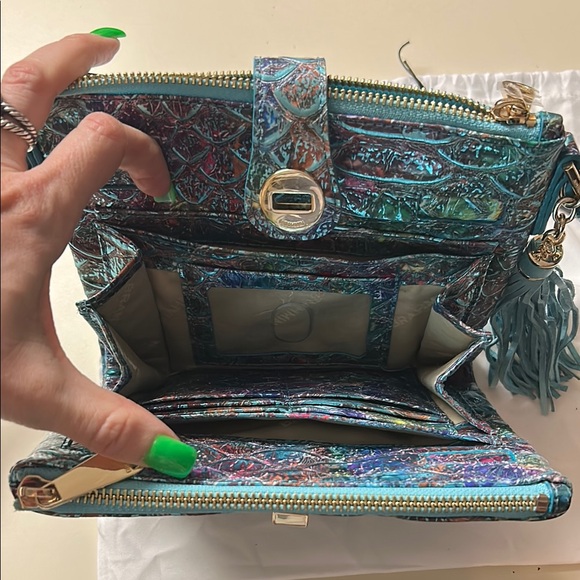 Brahmin Mina Frisky Montego Multicolor Crossbody Bag - Picture 12 of 13